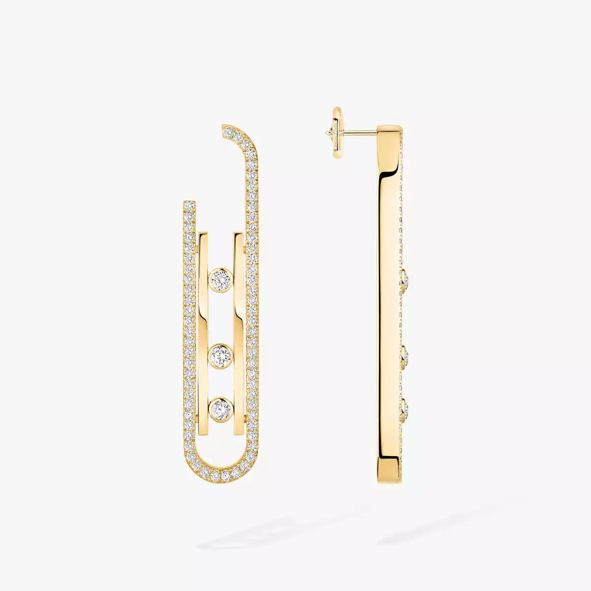 [Vintora]Diamond Pendant Earrings Move 10Th