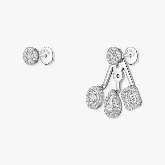 [Vintora] My Twin Trio  Diamond Earrings