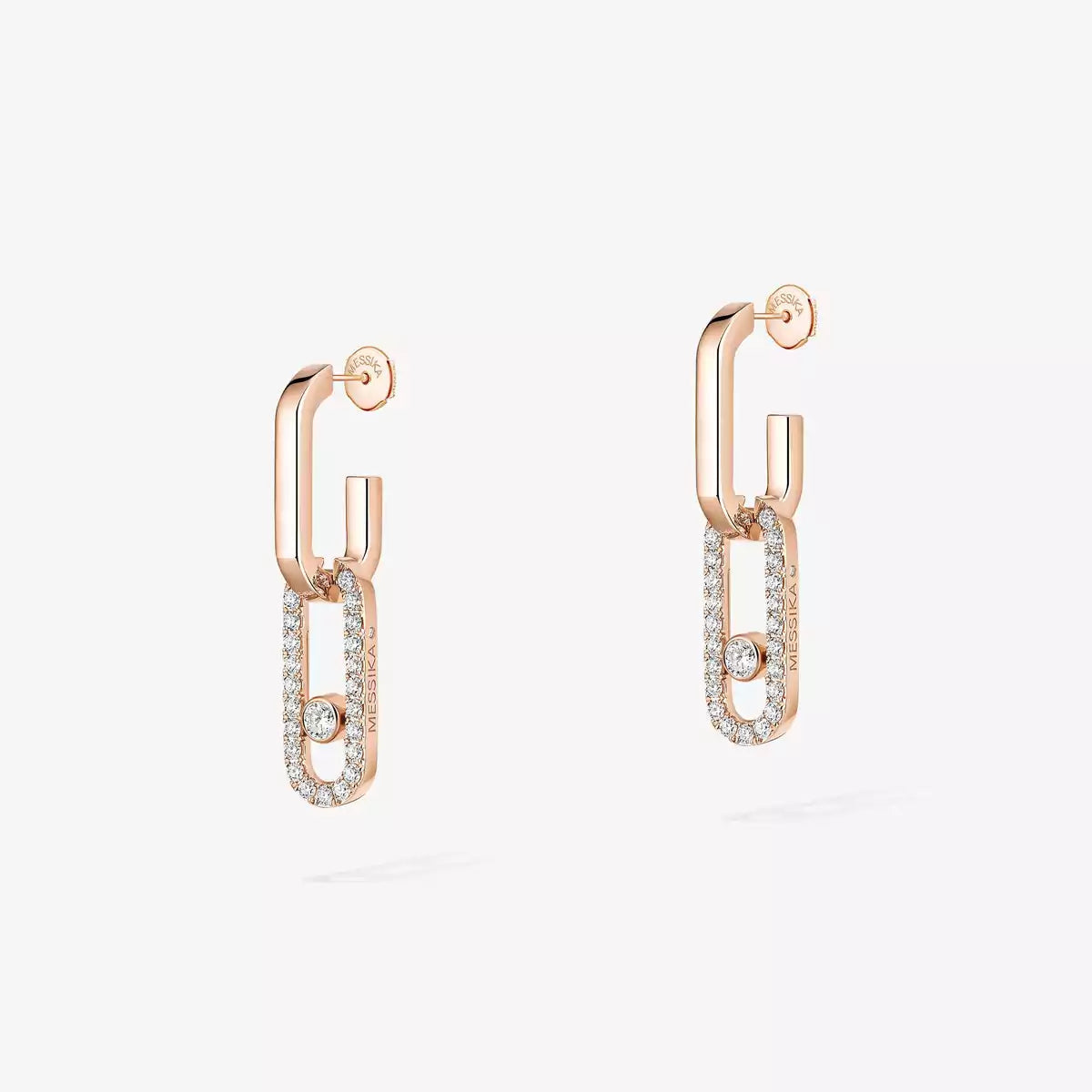 [Vintora]Move Link Diamond Earrings