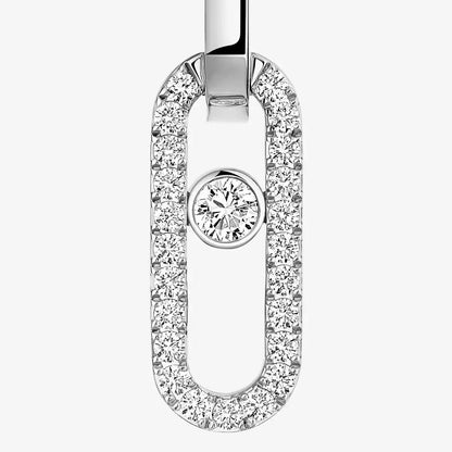 [Vintora]Move Link Diamond Earrings