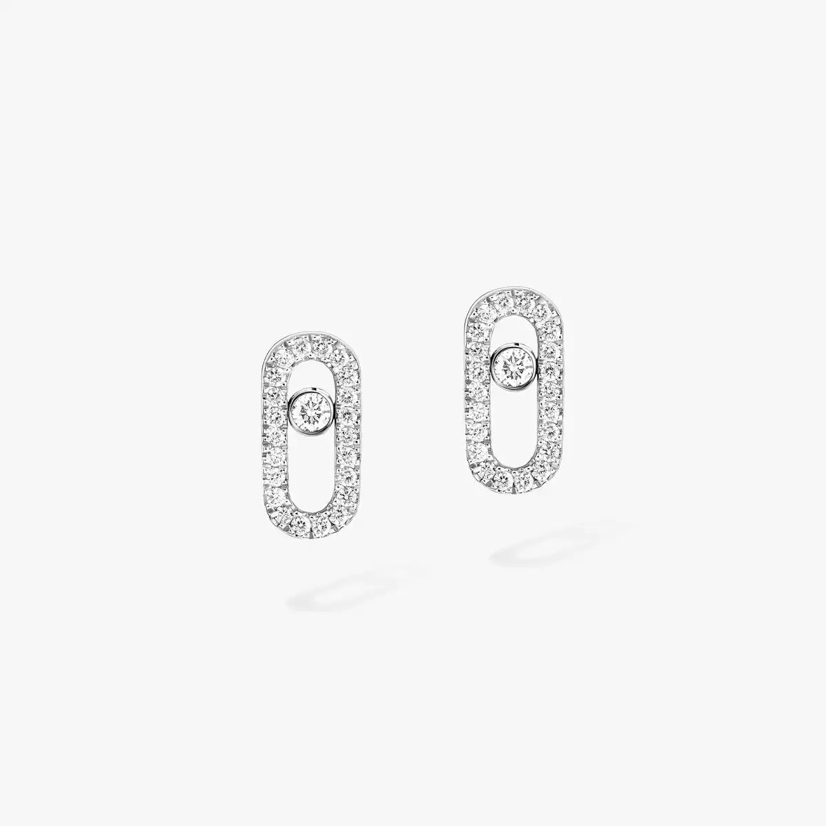 [Vintora]Move Uno Diamond Earrings