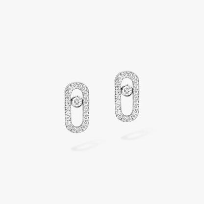 [Vintora]Move Uno Diamond Earrings