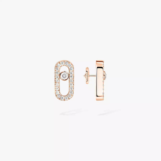 [Vintora]Move Uno Diamond Earrings