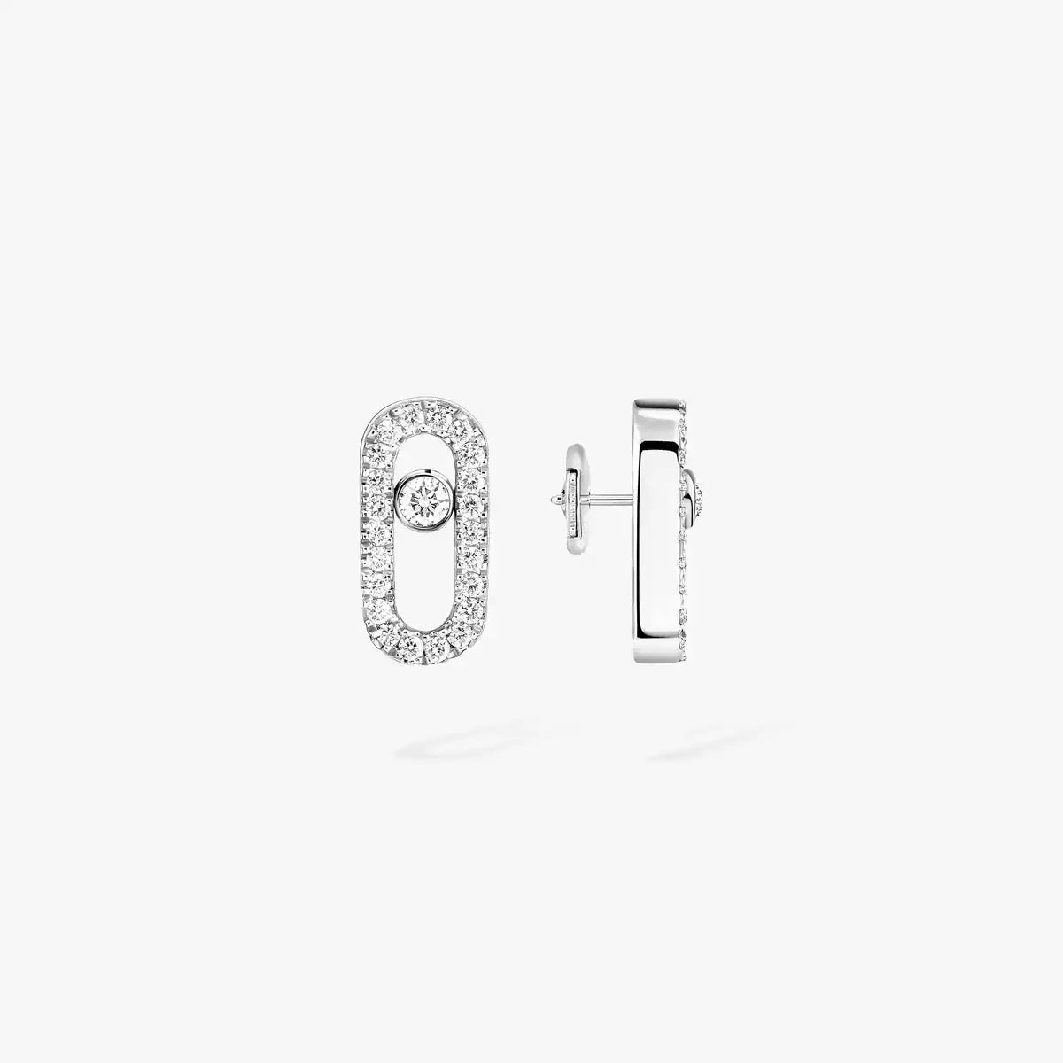 [Vintora]Move Uno Diamond Earrings