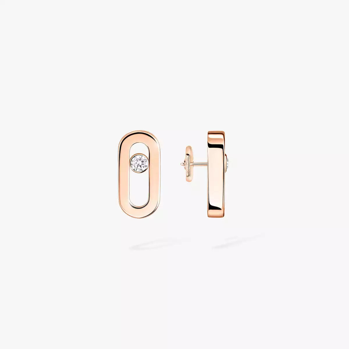 [Vintora]Move Uno Diamond Stud Earrings