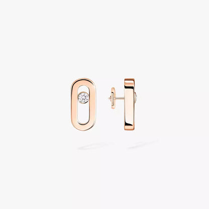 [Vintora]Move Uno Diamond Stud Earrings
