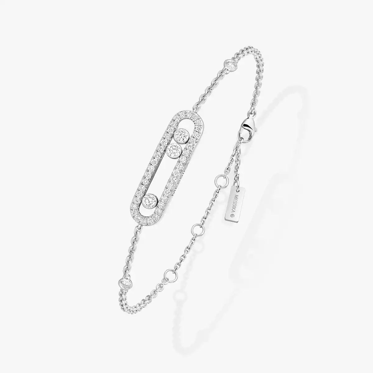 [Vintora]Pavé Baby Move Diamond Bracelet