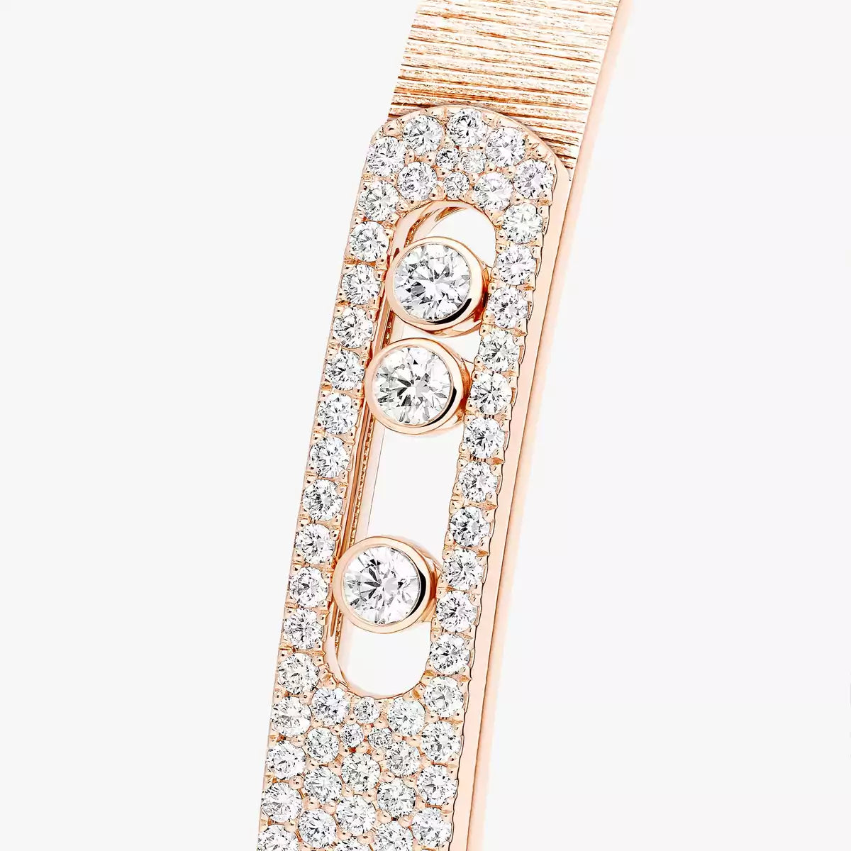 [Vintora]Move Noa Ciselé half pavé bangle