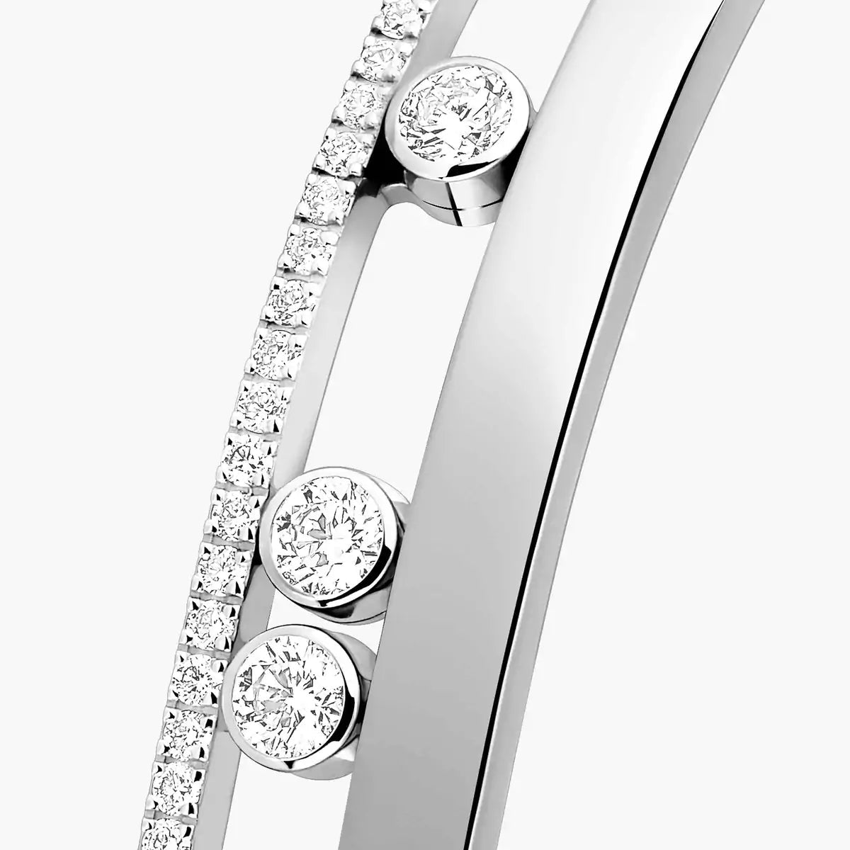 [Vintora]Move Romane Diamond Bangle Bracelet