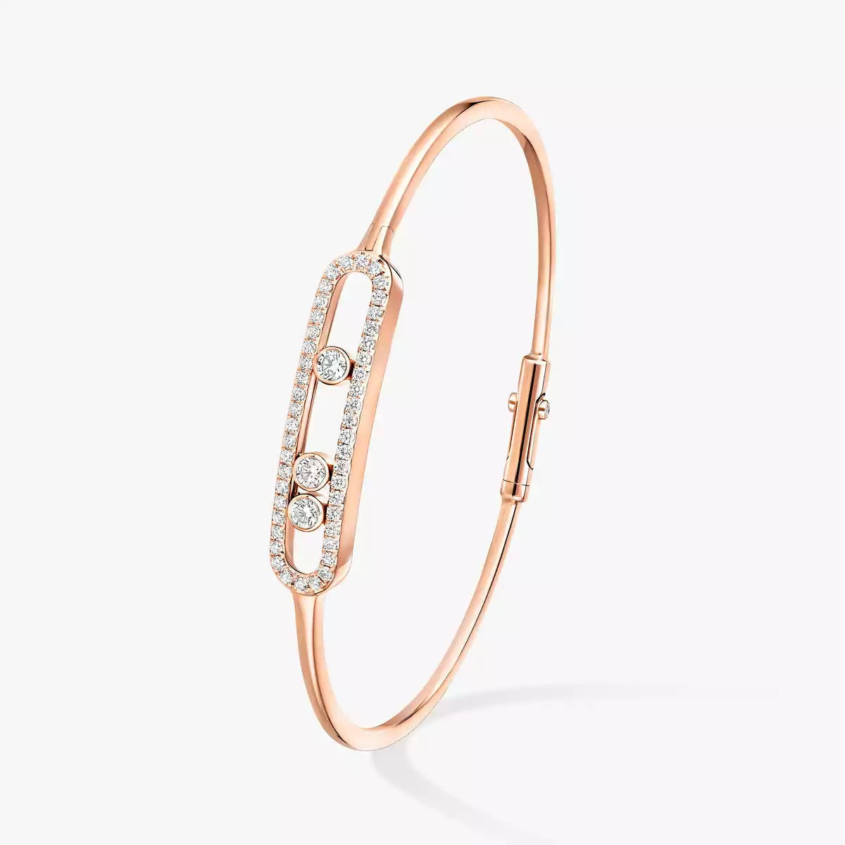 [Vintora]Move Pavé Diamond Bangle Bracelet M