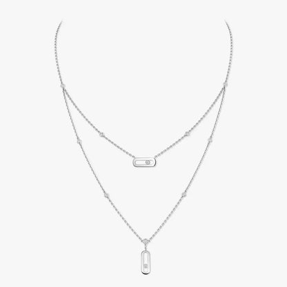 [Vintora] Move Uno Diamond Necklace