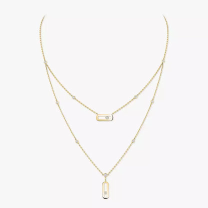 [Vintora] Move Uno Diamond Necklace
