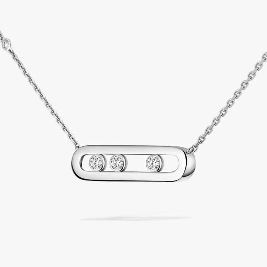 [Vintora] Baby Move Gold Diamond Necklace