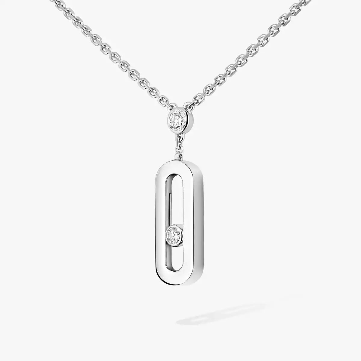 [Vintora] Move Uno Gold Diamond Long Necklace