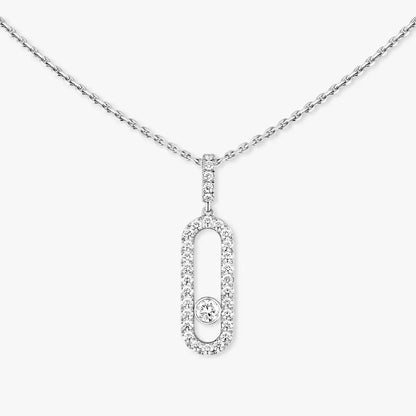 [Vintora]Move Uno Diamond Necklace in Rose Gold