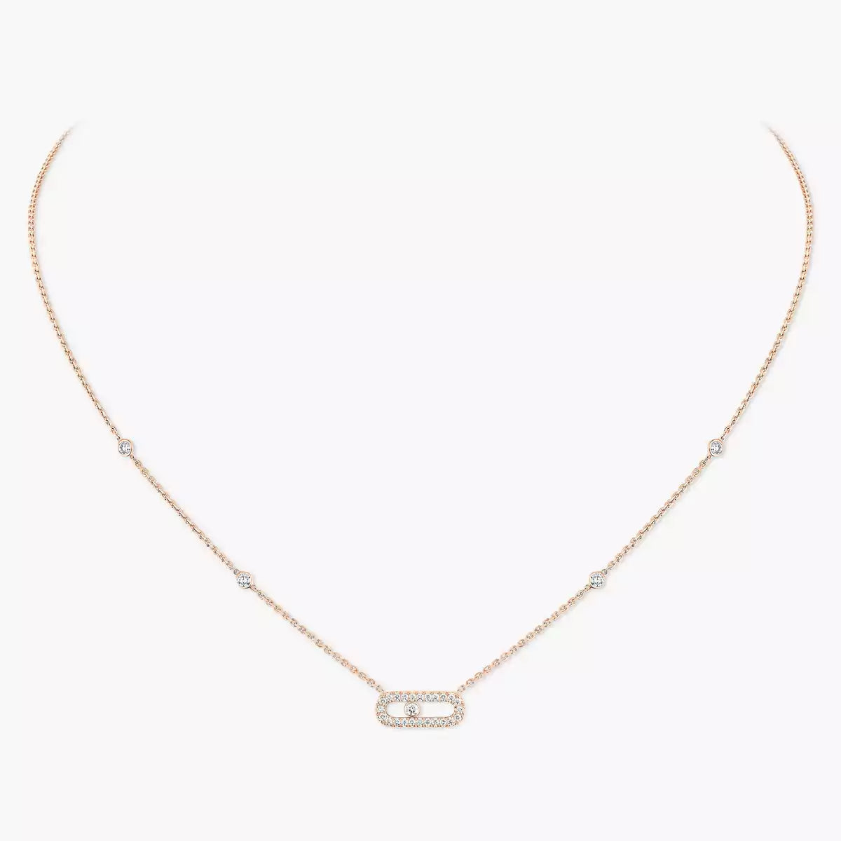 [Vintora]Diamond Necklace Move Uno