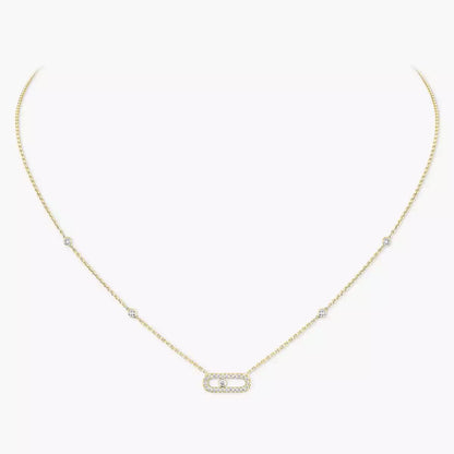 [Vintora]Diamond Necklace Move Uno