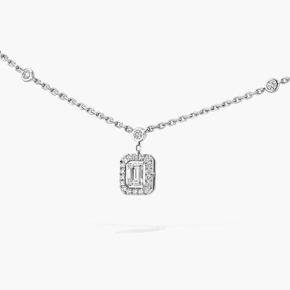 [Vintora]My Twin Diamond Necklace in Silver