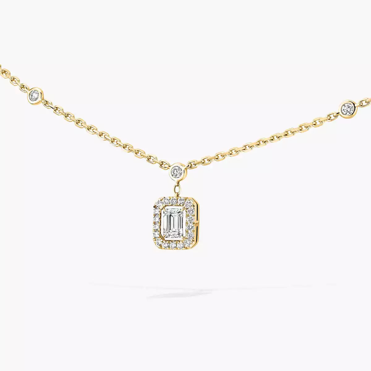 [Vintora]My Twin Diamond Necklace in Silver