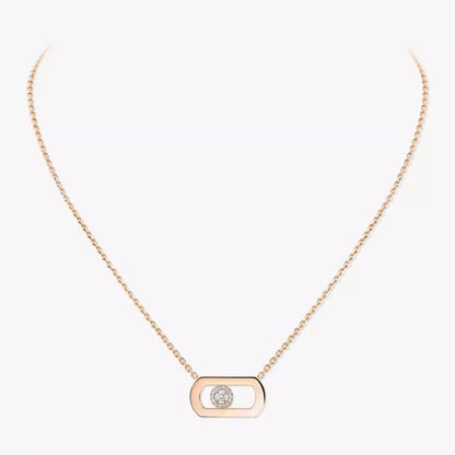 [Vintora]So Move Diamond Necklace in Gold