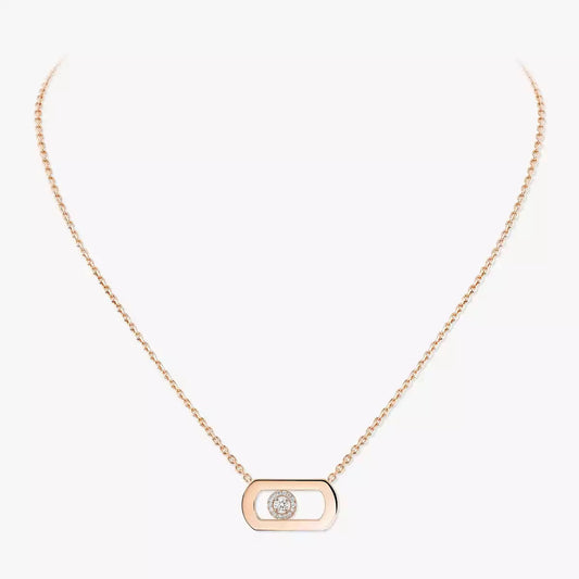 [Vintora]So Move Diamond Necklace in Gold