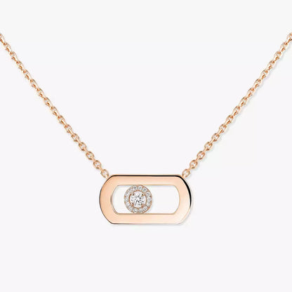 [Vintora]So Move Diamond Necklace in Gold
