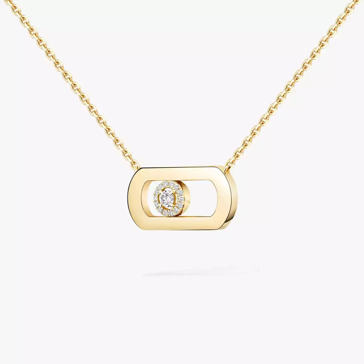 [Vintora]So Move Diamond Necklace in Gold