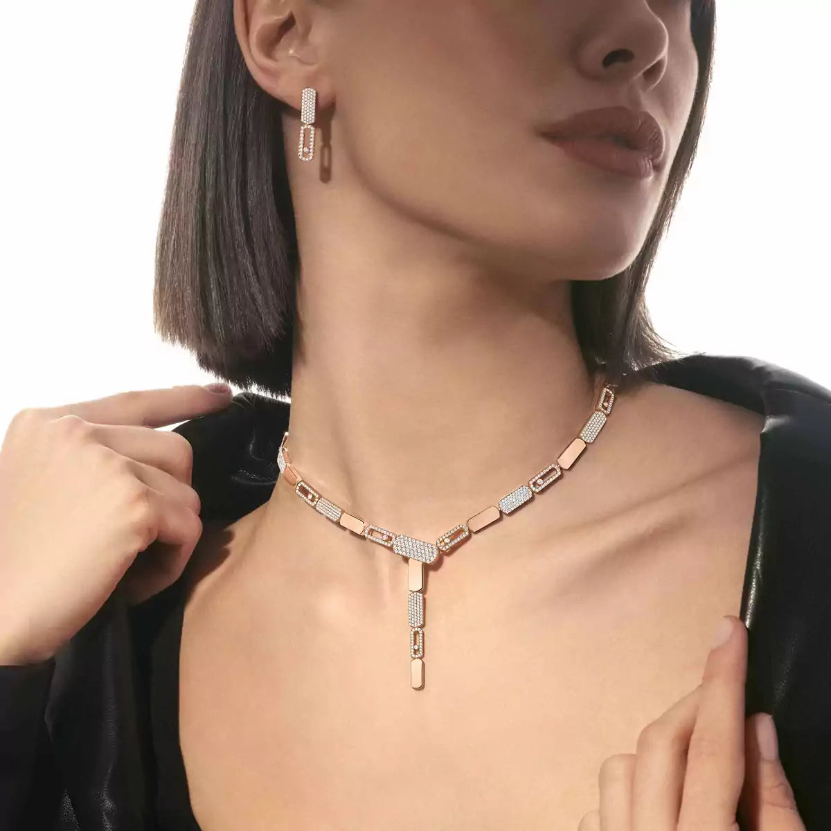[Vintora]Imperial Move SM Diamond Earrings