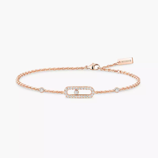 [Vintora]Move Uno Diamond Bracelet