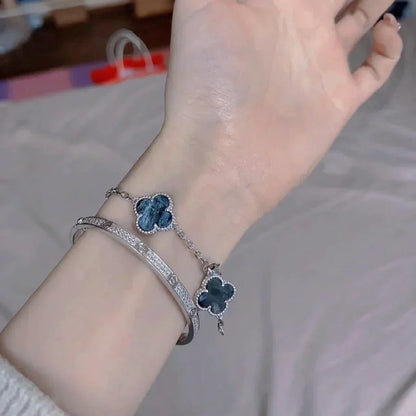 [Vintora]CLOVER 5 MOTIF PIETERSITE BRACELET COLLECTION