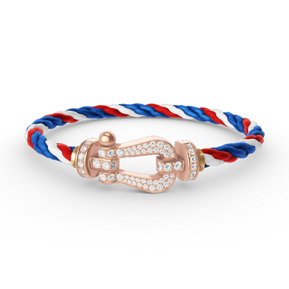 [Vintora]FORCE LARGE HORSESHOE FULL DIAMOND BRACELET Vintora GOLD