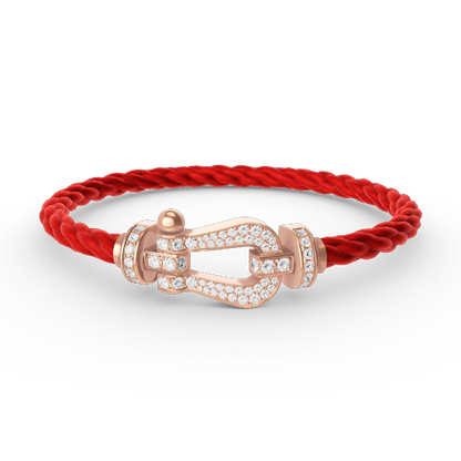 [Vintora]FORCE LARGE HORSESHOE FULL DIAMOND BRACELET Vintora GOLD