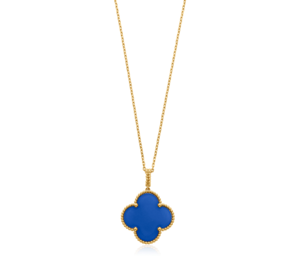 [Vintora]CLOVER 25MM NECKLACE TURQUOISE Vintora GOLD