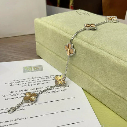 [Vintora] CLOVER 5 MOTIF LASER BRACELET COLLECTION