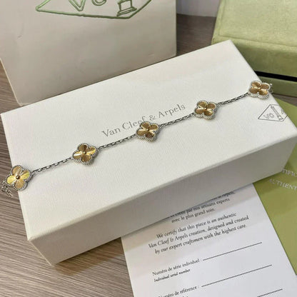 [Vintora] CLOVER 5 MOTIF LASER BRACELET COLLECTION