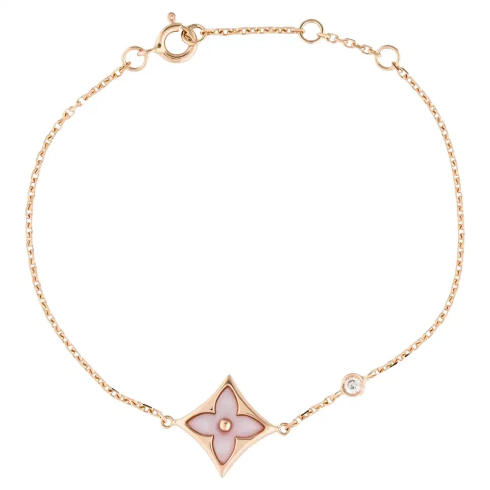 [Vintora]STAR 1 DIAMOND PINK GOLD BRACELET