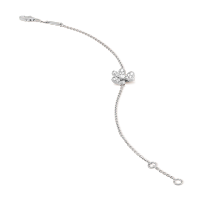 [Vintora]FRIVOLE SILVER FLOWER DIAMOND BRACELET