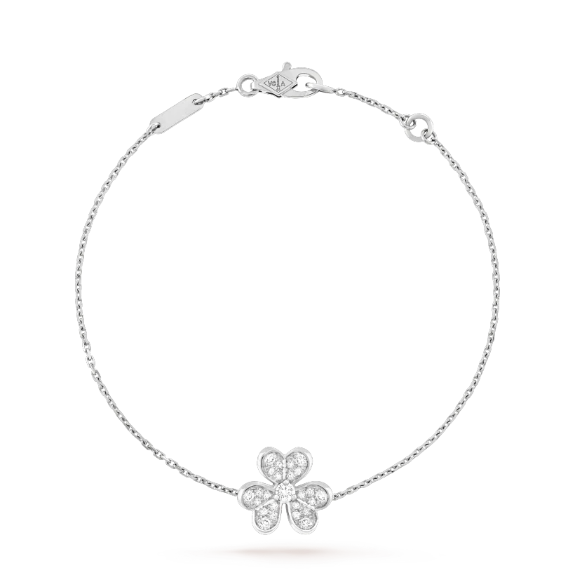 [Vintora]FRIVOLE SILVER FLOWER DIAMOND BRACELET