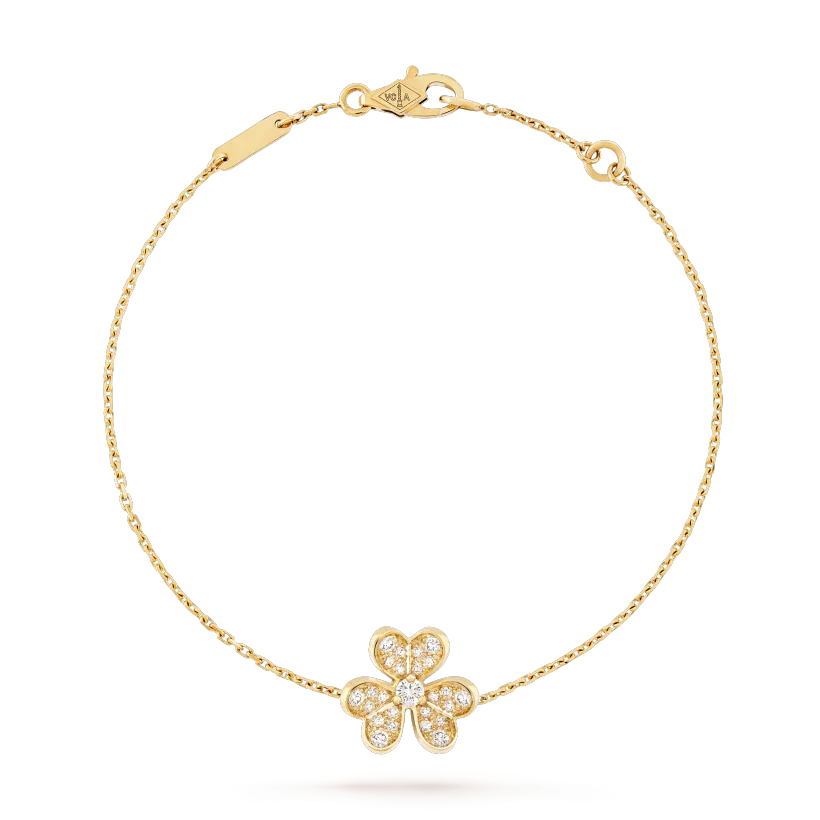 [Vintora]FRIVOLE GOLD FLOWER DIAMOND BRACELET