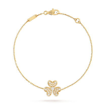 [Vintora]FRIVOLE GOLD FLOWER DIAMOND BRACELET