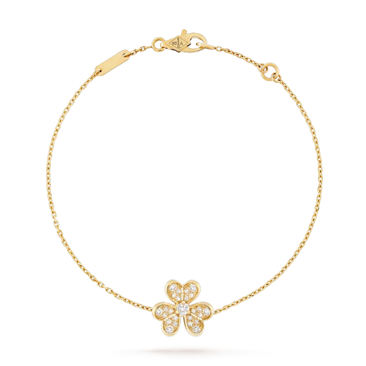 [Vintora]FRIVOLE GOLD FLOWER DIAMOND BRACELET