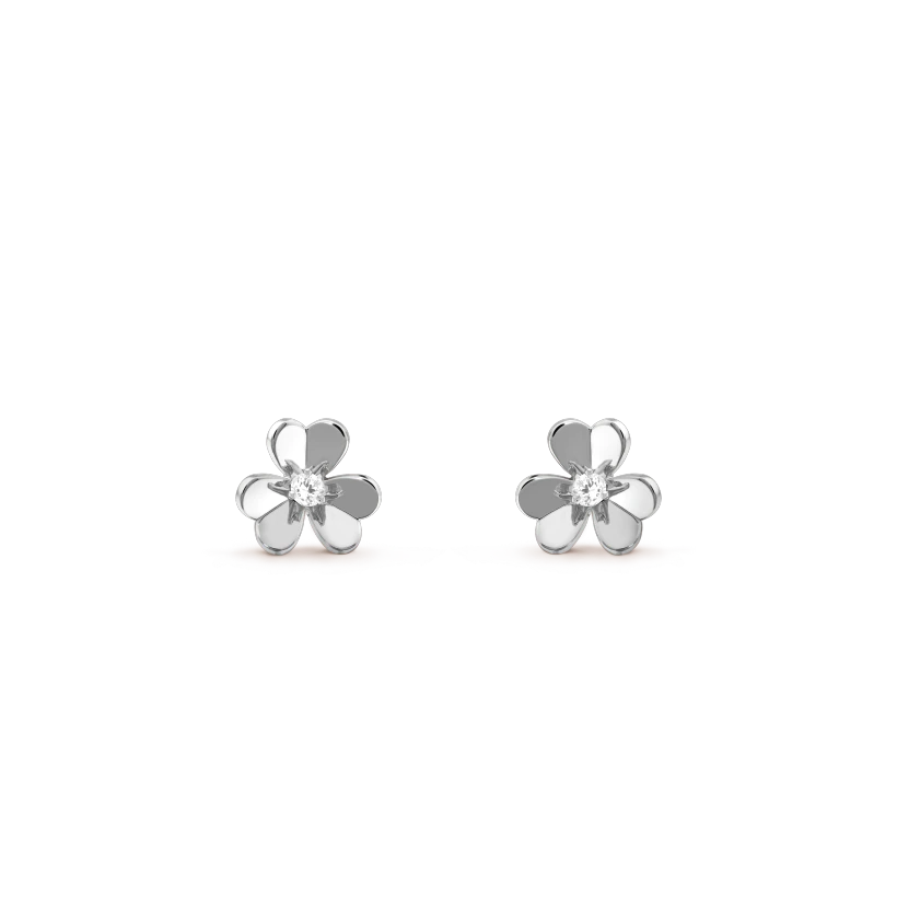 [Vintora]FRIVOLE MINI SILVER FLOWER EARRINGS