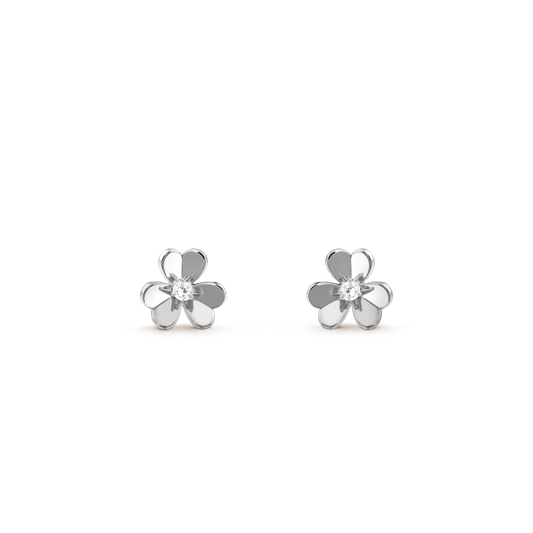 [Vintora]FRIVOLE MINI SILVER FLOWER EARRINGS