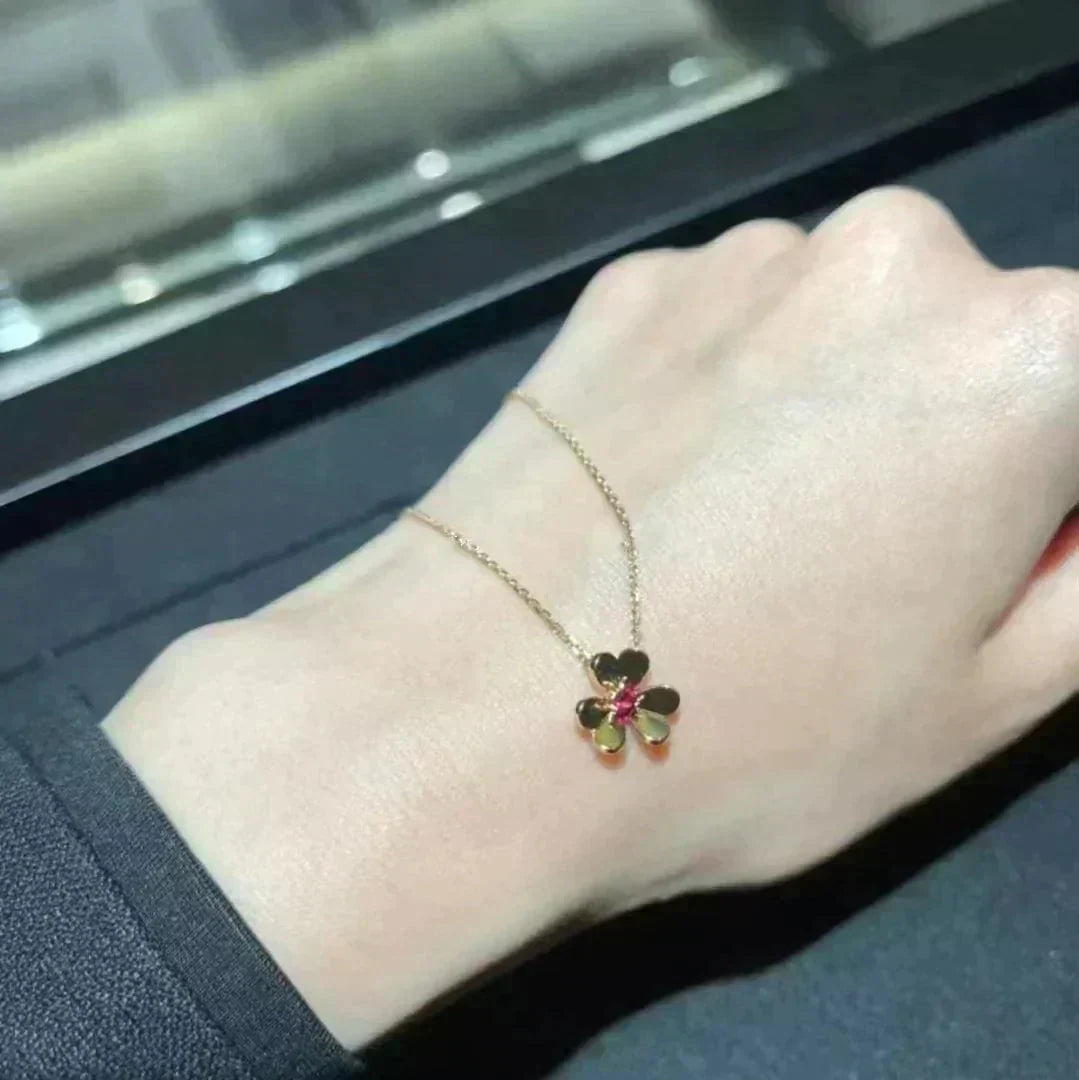 [Vintora]FRIVOLE GOLD FLOWER NECKLACE