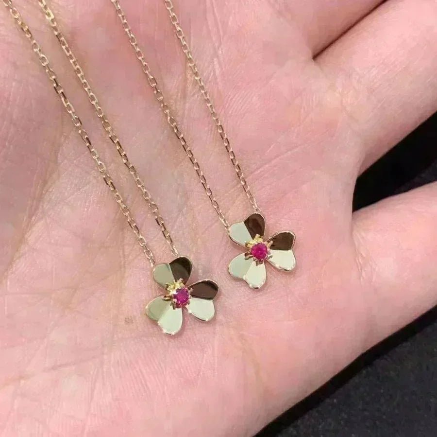 [Vintora]FRIVOLE GOLD FLOWER NECKLACE