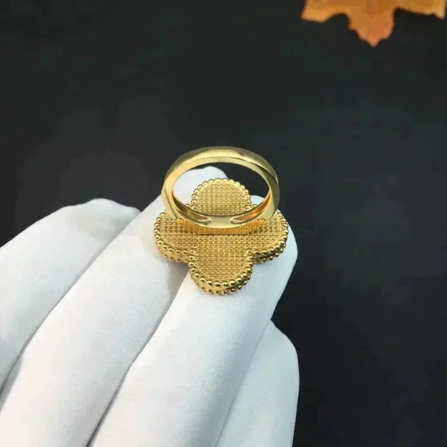 [Vintora]CLOVER MALACHITE RING