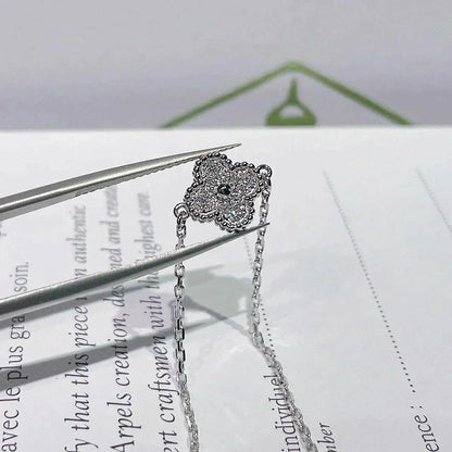 [Vintora]CLOVER  SINGLE FLOWER BRACELET SILVER