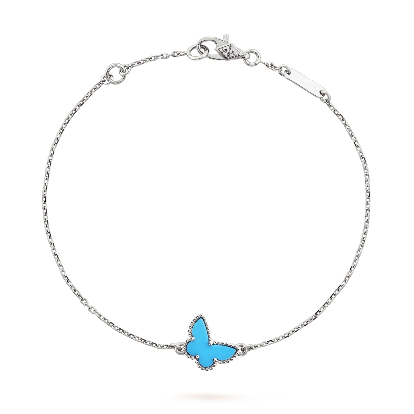[Vintora]BUTTERFLY TURQUOISE BUTTERFLY BRACELET SILVER