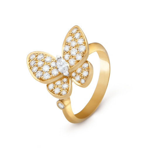 [Vintora]BUTTERFLY DIAMOND RING