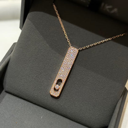 [Vintora]MY FIRST DIAMOND PAVED NECKLACE